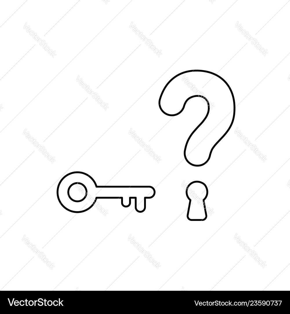 Flat design style concept question mark Vector Image