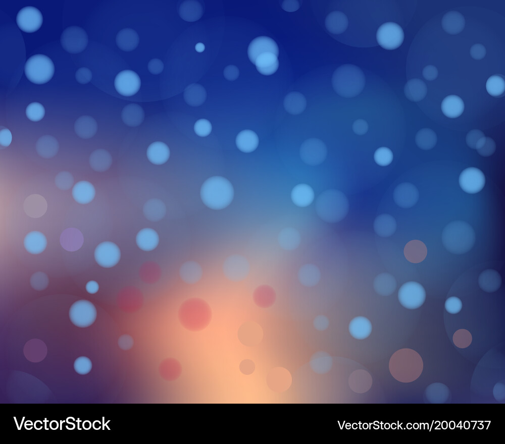 Light abstract glowing bokeh lights Vector Image