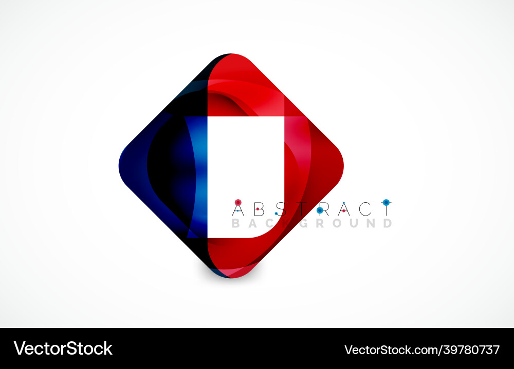 Minimal background abstract square shape Minimal background abstract square shape vector image