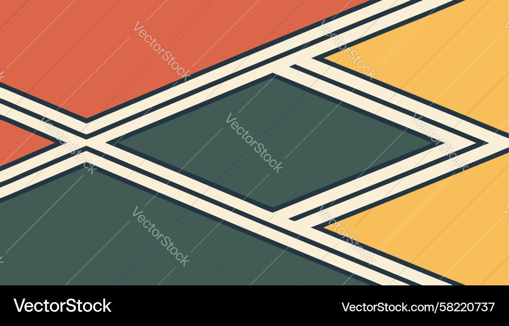 Modern Geometric Block Pattern Vector Image