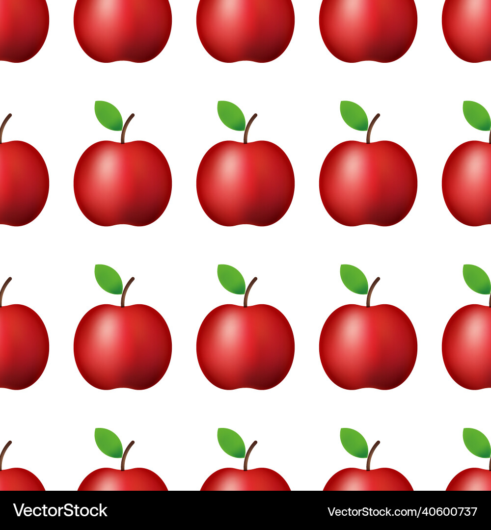 Seamless pattern realistic Vector Image