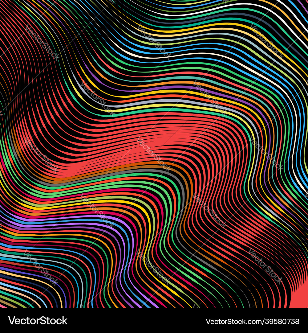 Abstract background with colorful lines Abstract background with colorful lines Vector Image