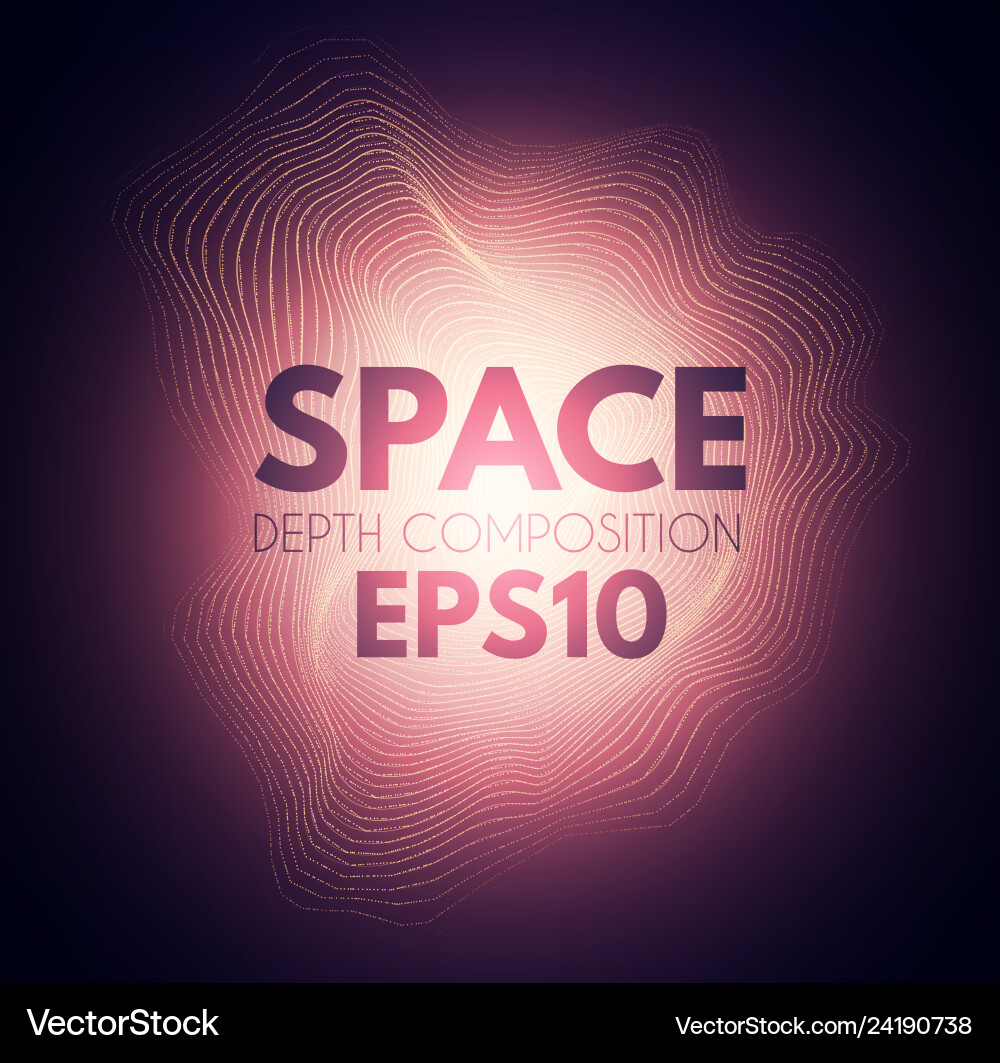 Abstract background with shining dynamic waves Abstract background with shining dynamic waves vector image