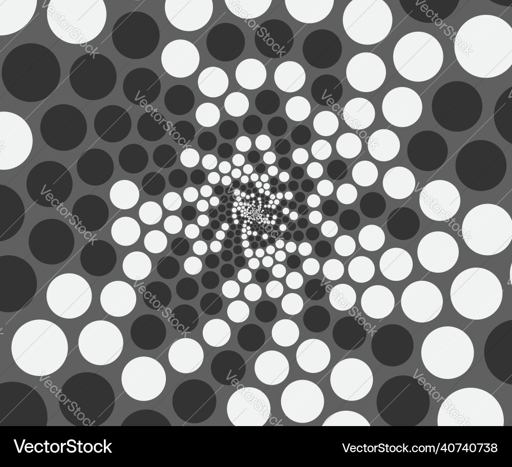 Abstract circle pattern with dotted effect Abstract circle pattern with dotted effect Vector Image