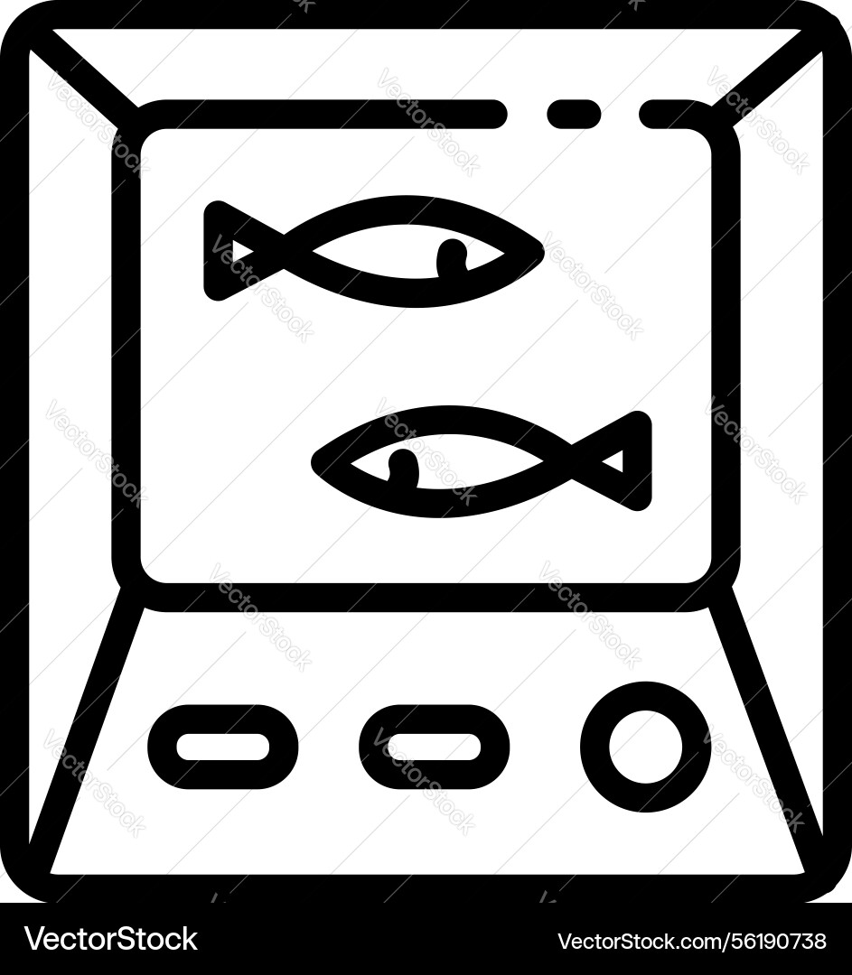 Fischfinder-Symbol Echo Tiefe Fischfinder-Symbol Echo Tiefe vektorbild