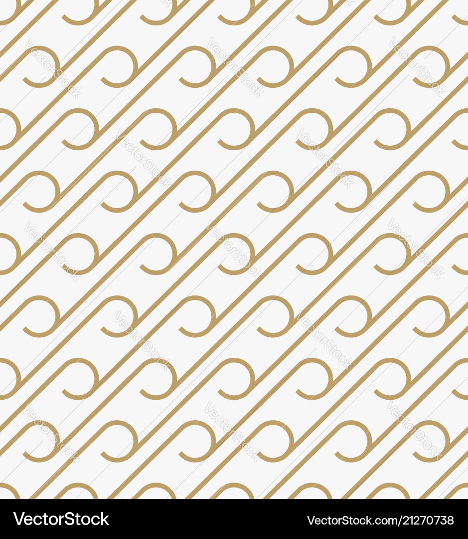Geometric seamless pattern with line modern vector image