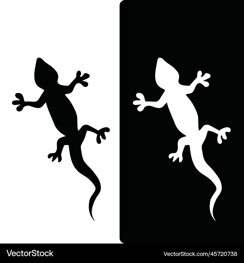 house-lizard-print-template-royalty-free-vector-image