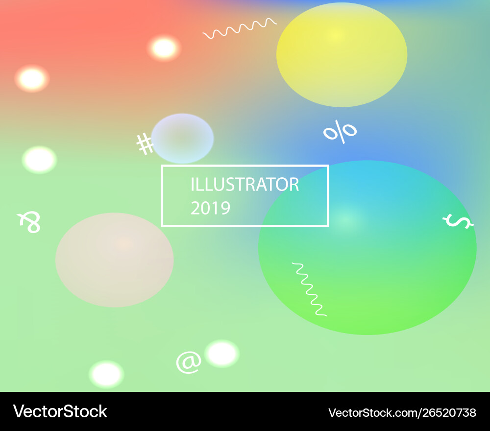 Modern concept in color pattern vector image