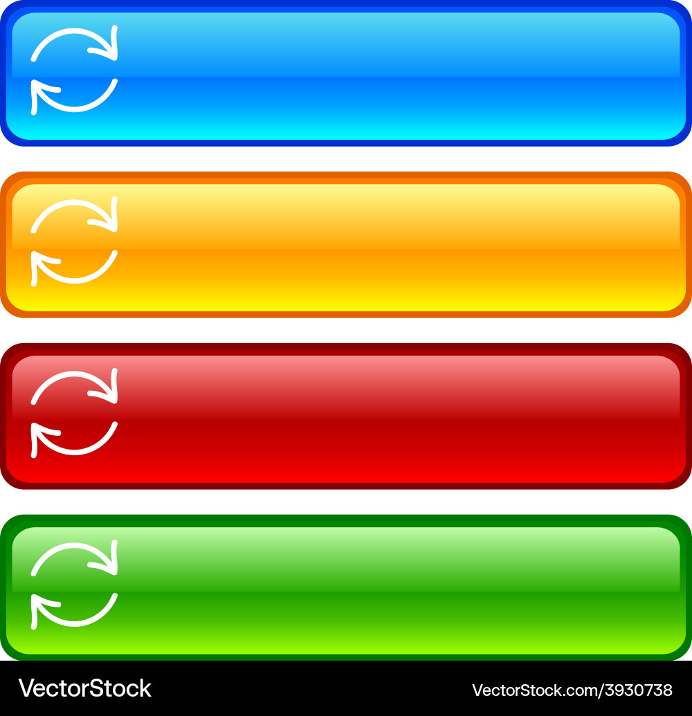 Refresh buttons Vector Image