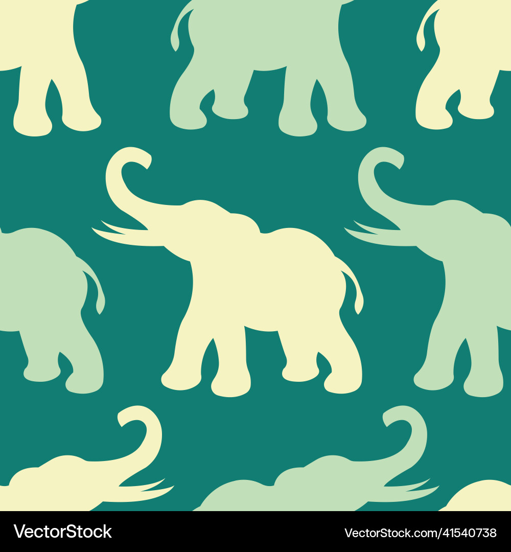 Seamless pattern with elephants Seamless pattern with elephants vector image
