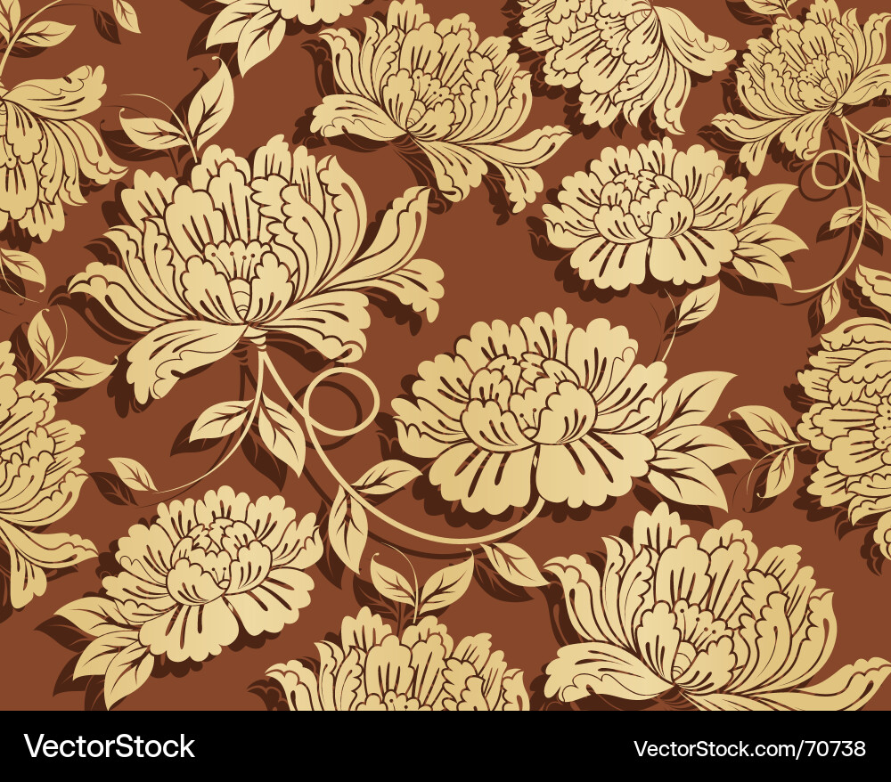 Seamless wallpaper Vector Image
