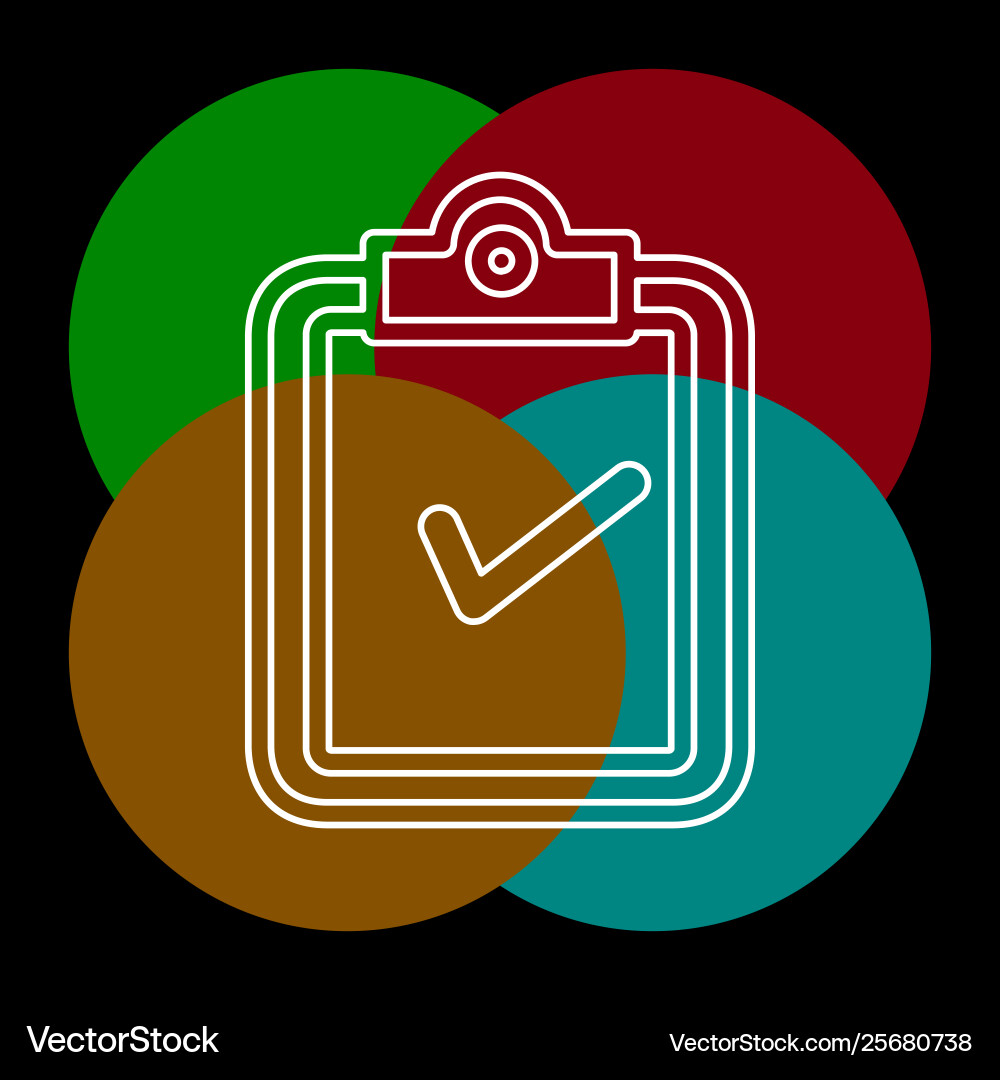 Validation concept icon element Validation concept icon element vector image