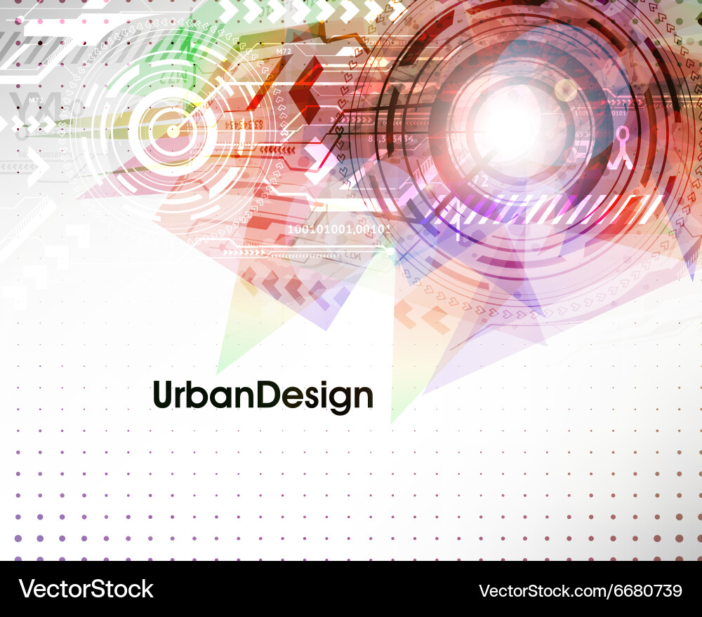 Abstract techno background Vector Image