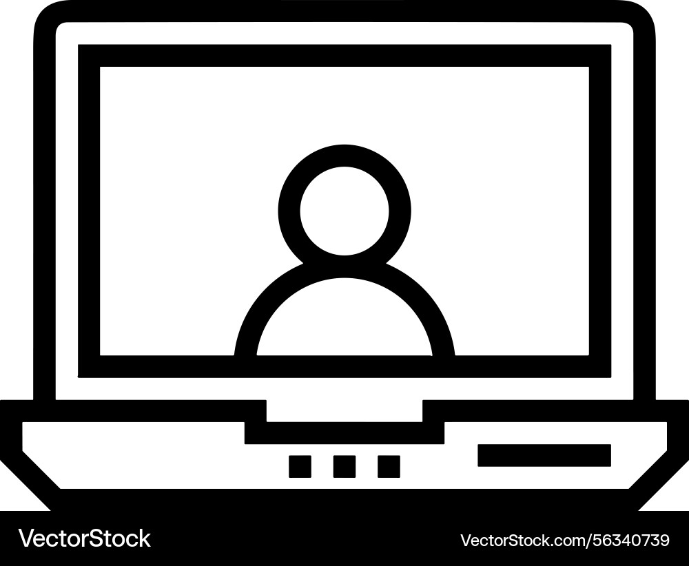 Computer icon symbol image Vector Image