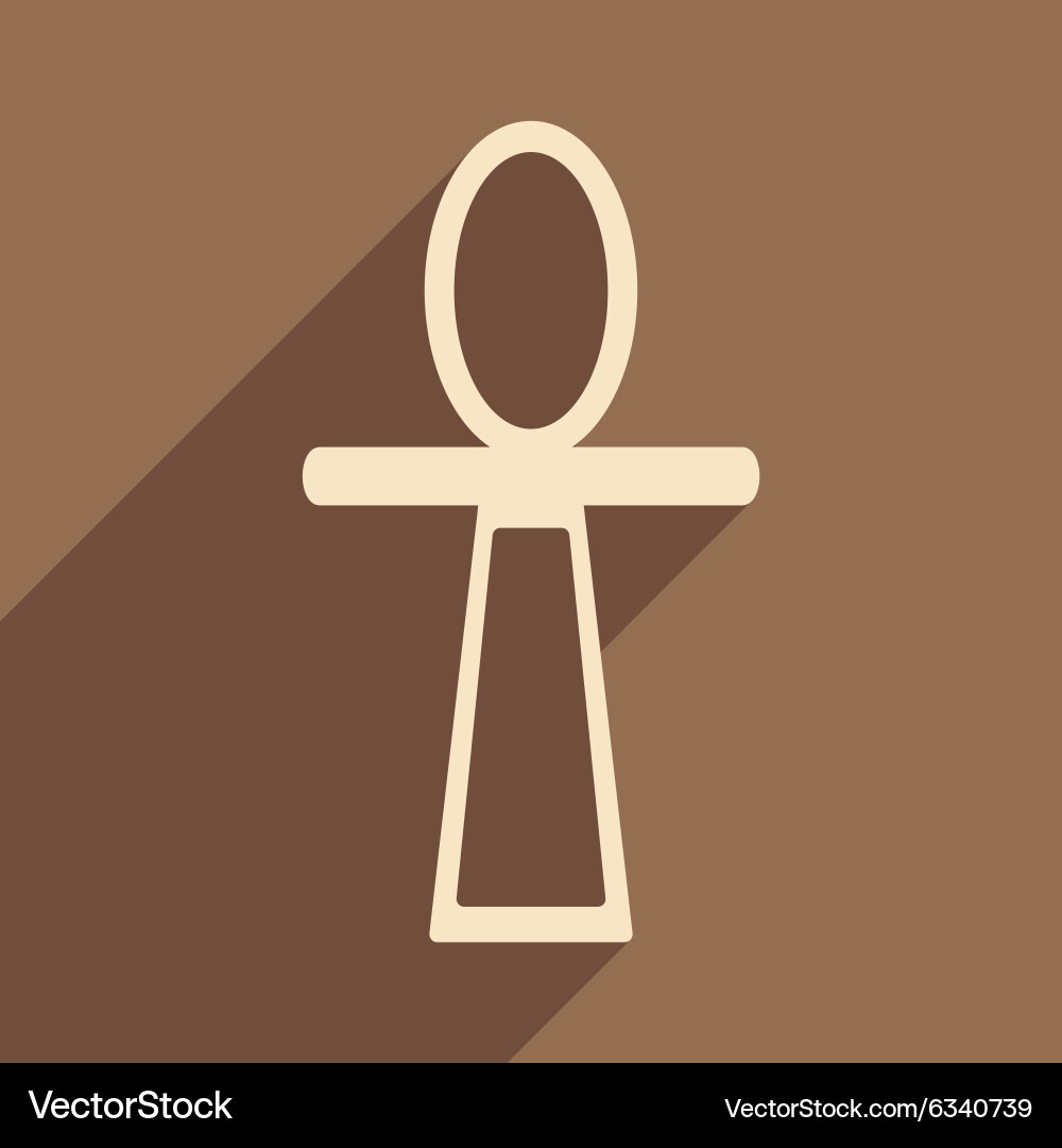 Flat with shadow icon and mobile application vector image