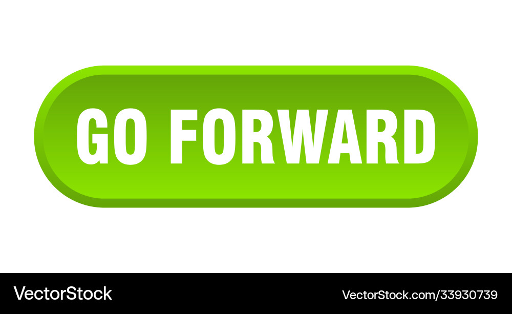 Go forward button rounded sign on white background Vector Image