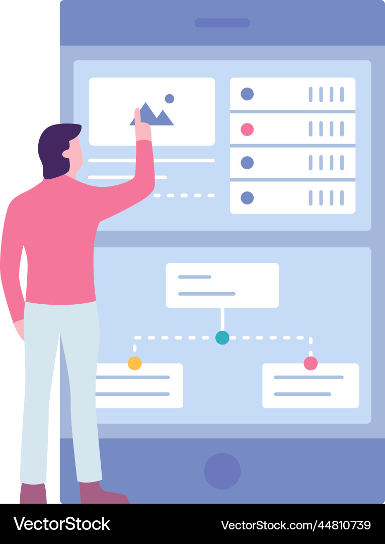 Programmierer-Testsoftware oder App-Icon vektorbild