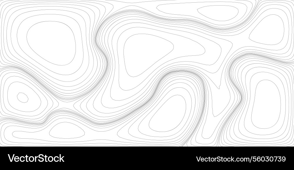 Topographic map pattern background vector image