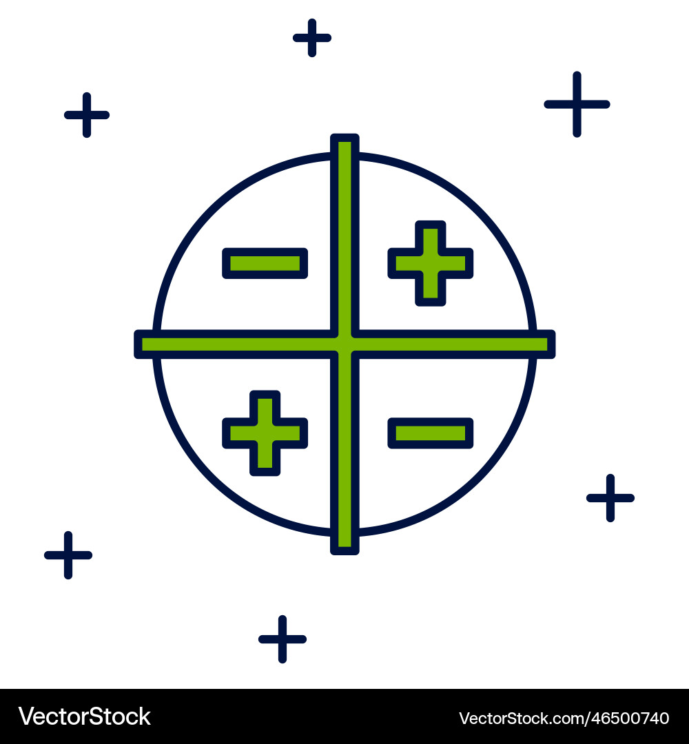 Filled outline xyz coordinate system icon isolated Filled outline xyz coordinate system icon isolated vector image