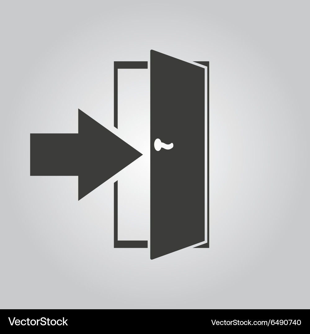 Login icon entry and input authorization Vector Image