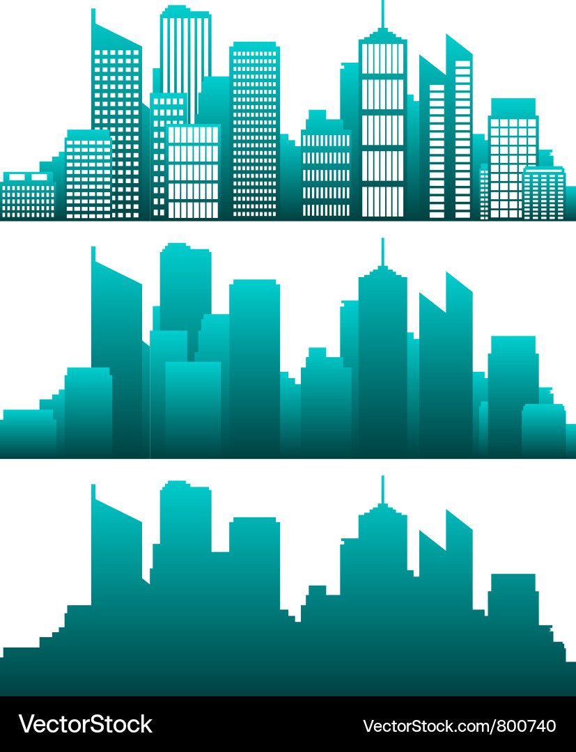 Modern Cityscape Royalty Free Vector Image - VectorStock