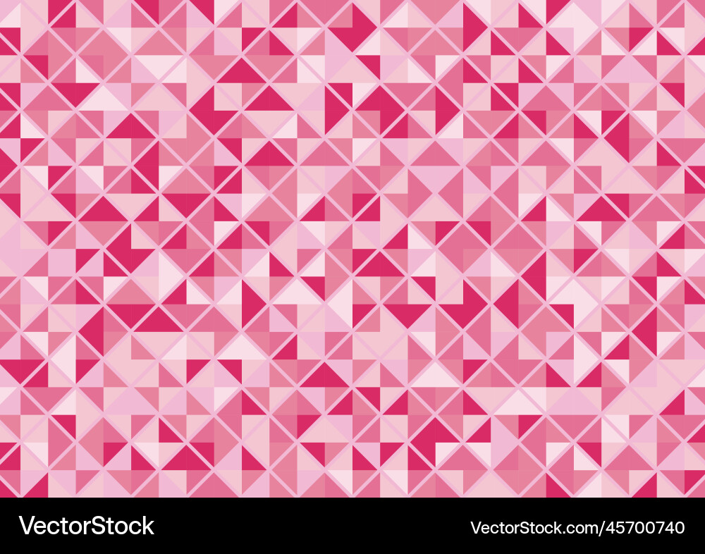 Modern random abstract pink triangle background vector image