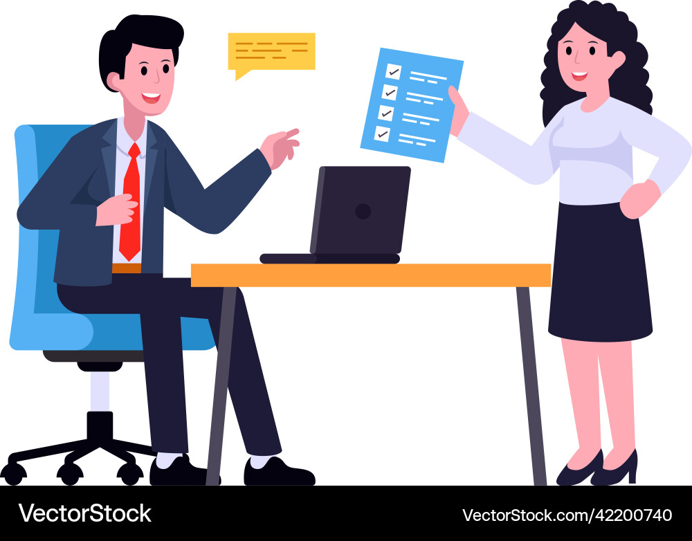 Project list vector image