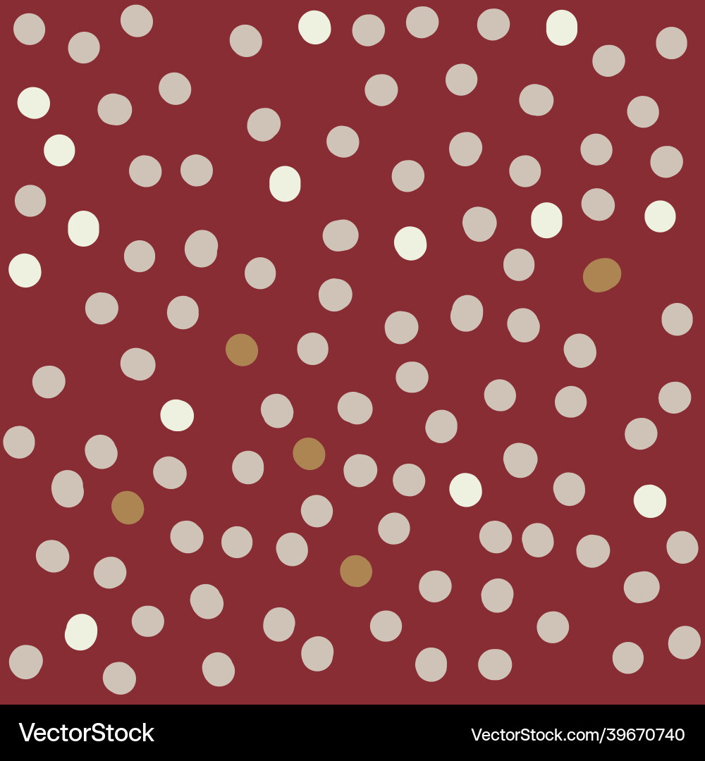 Seamless pattern with handmade paper circles Seamless pattern with handmade paper circles vector image