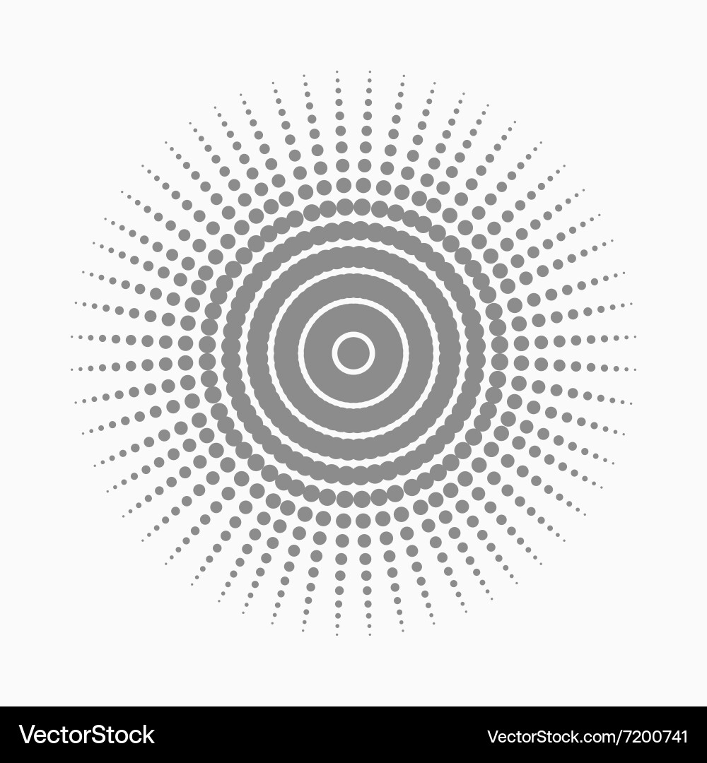 Abstract dot shape design element vector image