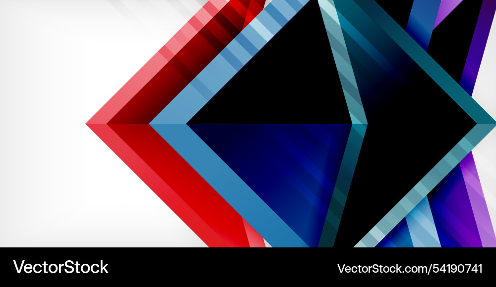 Arrows with 3d effect abstract background Arrows with 3d effect abstract background vector image