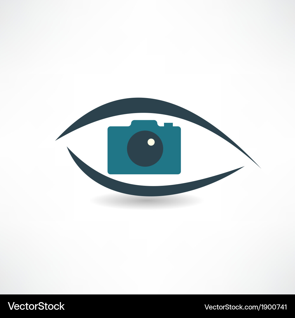 Eye Icon - Observation & Surveillance Vector Image
