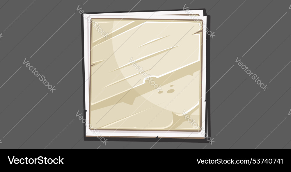 Paper frame elements with texture vector image
