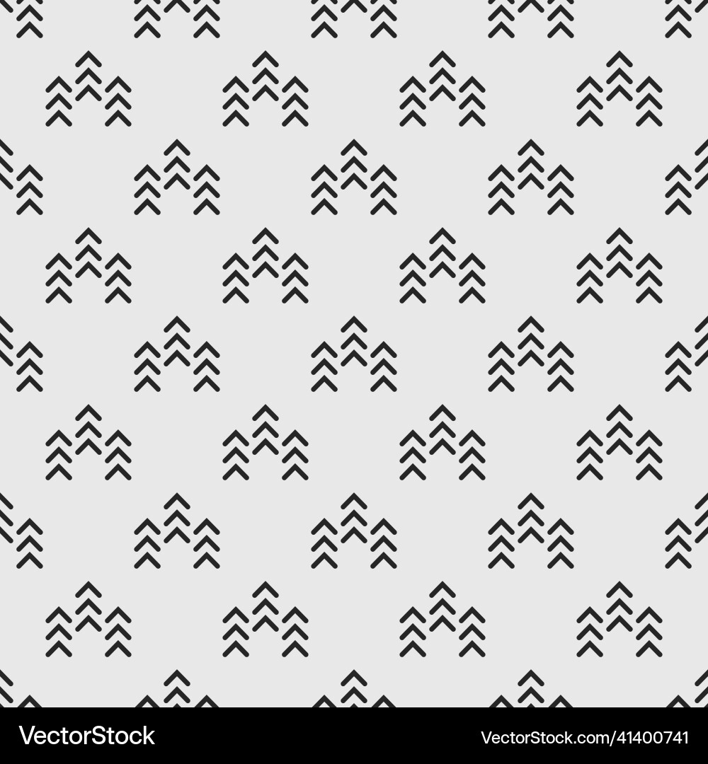 Seamless simple geometric pattern endless vector image