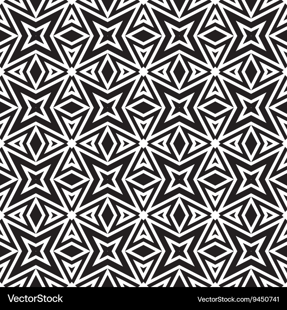 Universal different geometric seamless patterns vector image