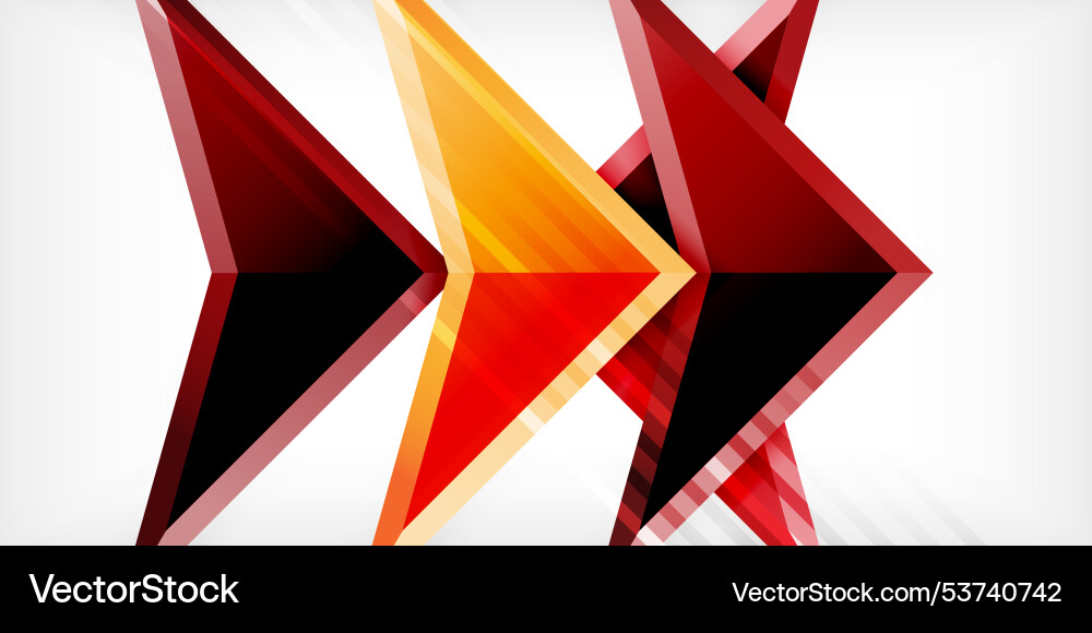 Arrows with 3d effect abstract background Arrows with 3d effect abstract background Vector Image