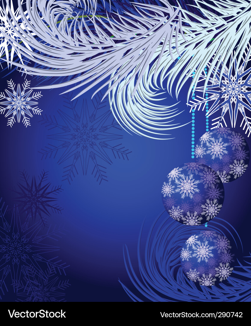 Blue balls Vector Image