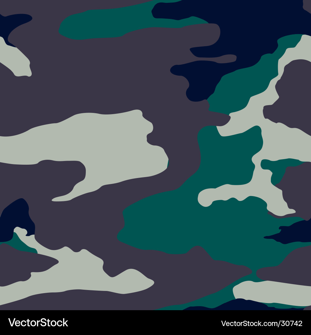 Camouflage Pattern Texture Vector Image