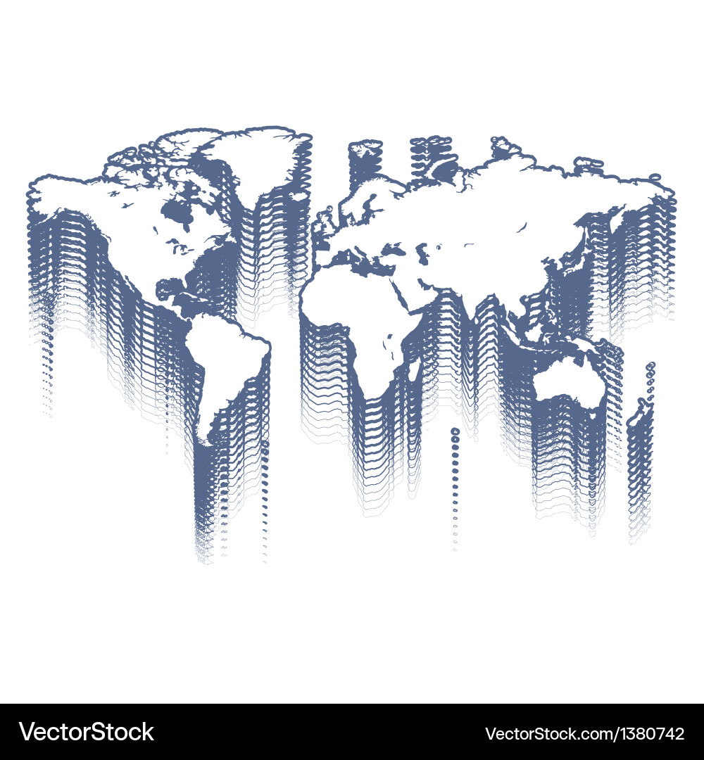 Global Network Abstract vector image
