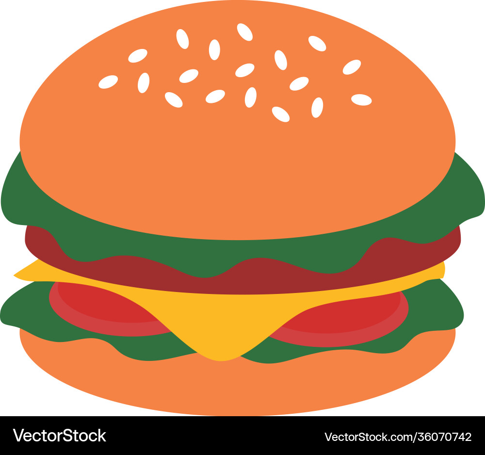 Hamburger icon image colorful design Vector Image
