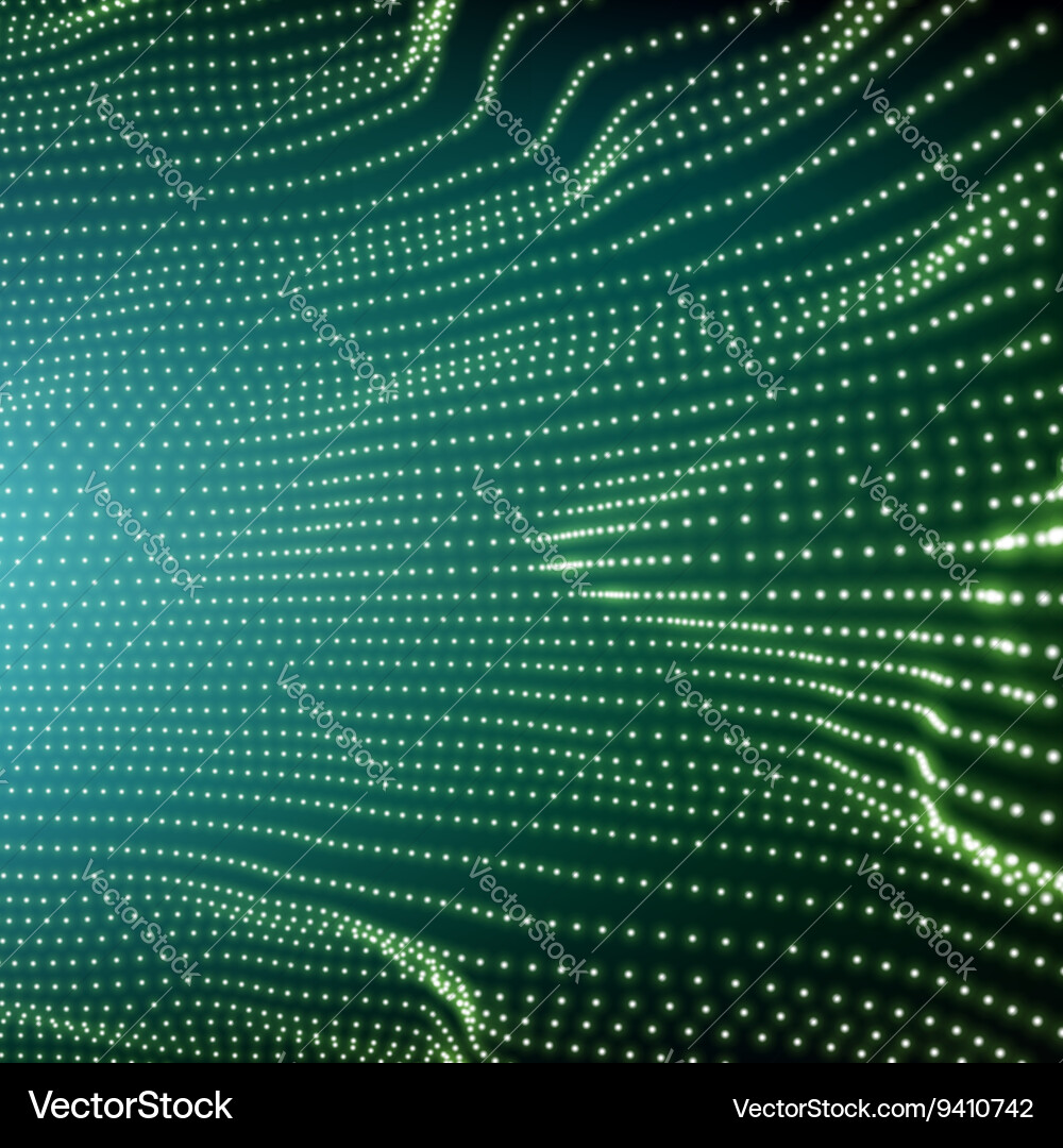 Particle Network Grid Background vector image