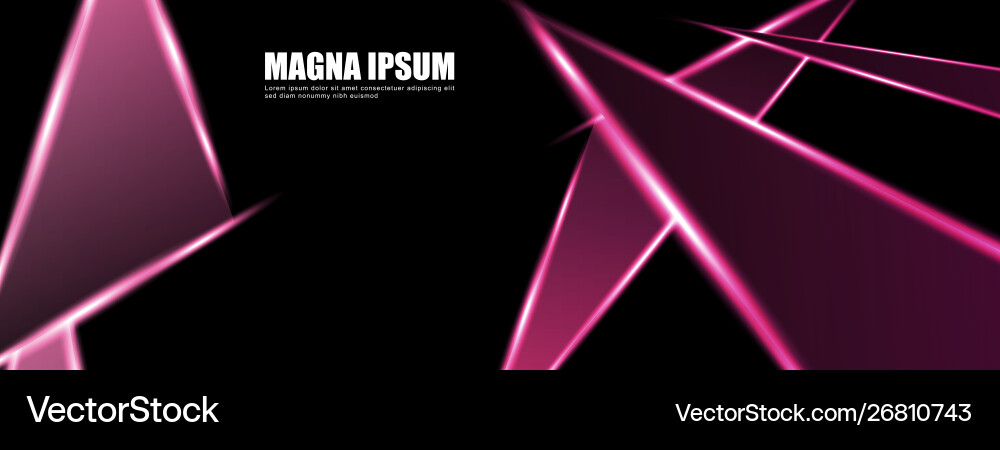Background a luminous triangle shape design Background a luminous triangle shape design Vector Image