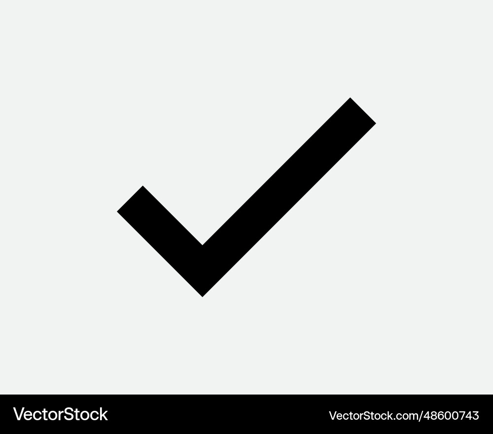 Check mark icon verify verification tick checkmark Check mark icon verify verification tick checkmark vector image