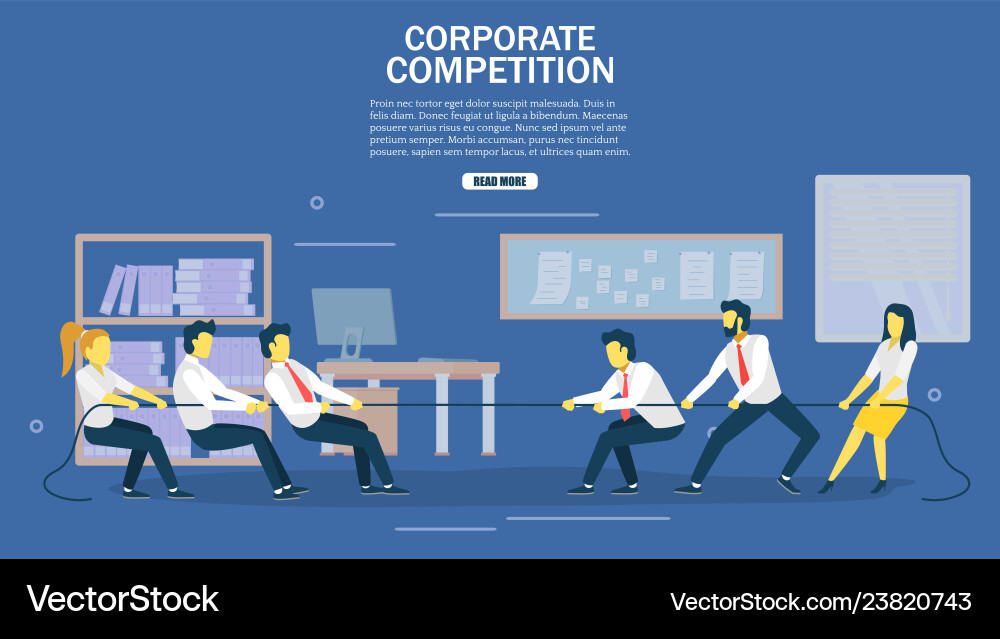 Corporate Wettbewerb Web Banner Design Corporate Wettbewerb Web Banner Design vektorbild