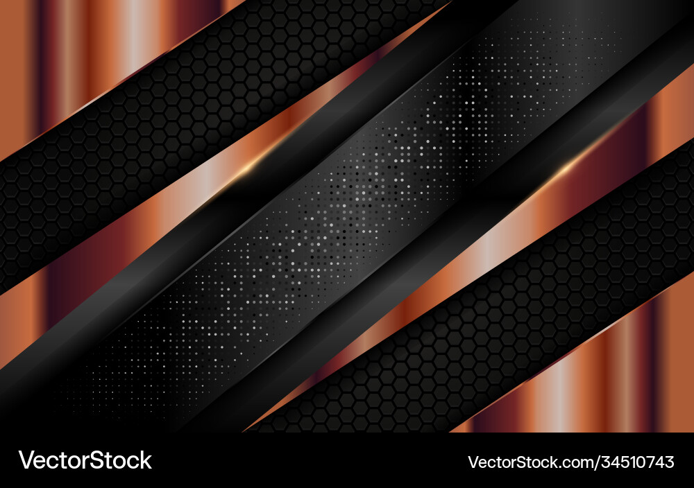 Dark abstract background with overlap layer Vector Image