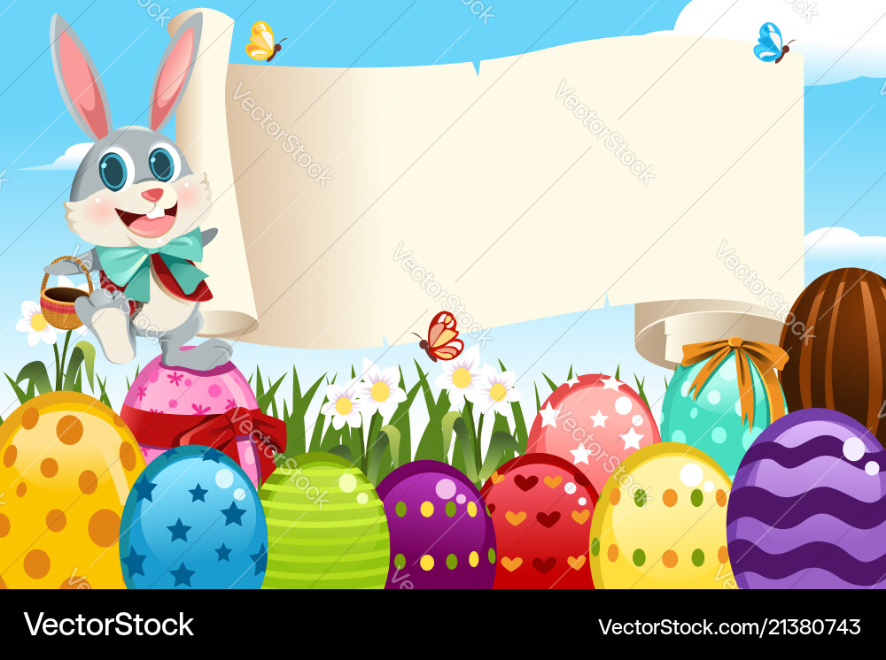 Easter bunny Royalty Free Vector Image - VectorStock