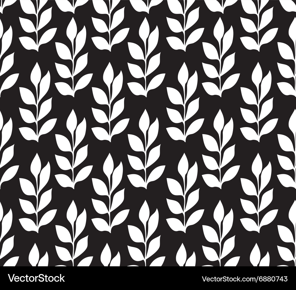 Leaf Pattern Background vector image
