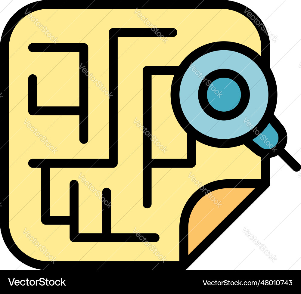 Map pointer icon flat Vector Image
