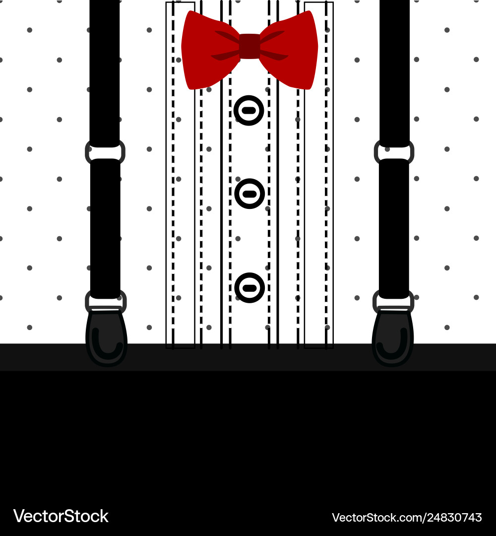 Postcard gentleman children s tuxedo for boys vector image