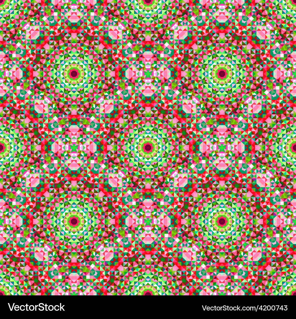 Seamless color geometric pattern Vector Image