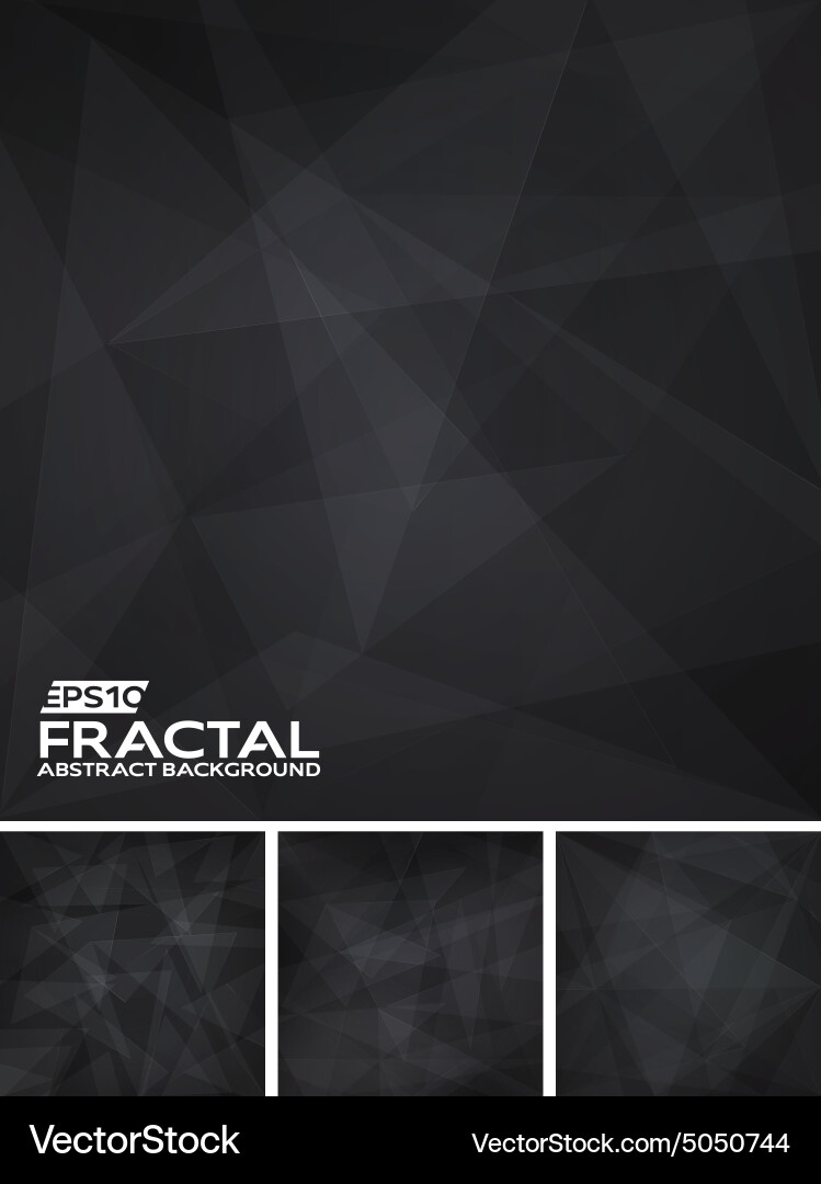 Complex Fractal Abstract Background Vector Image